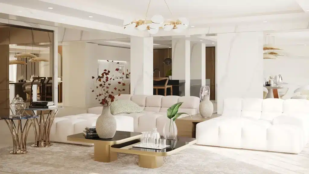Refined living space showcasing timeless design and smart innovation